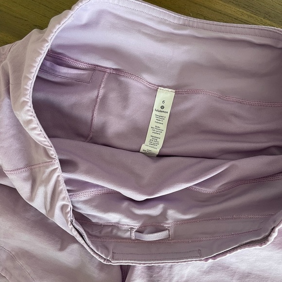 Lululemon Lavender shorts 6 - Picture 3 of 3
